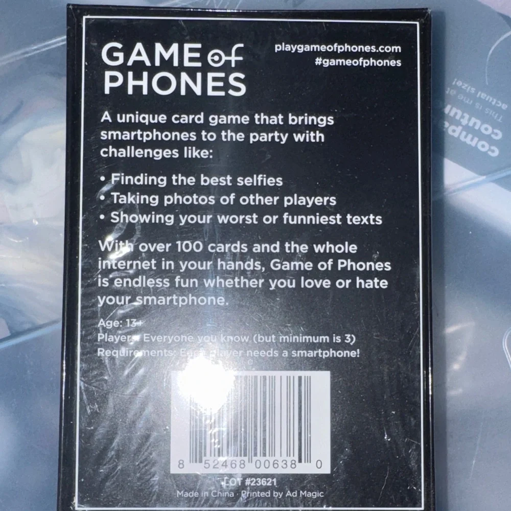 Game of Phones Card Game